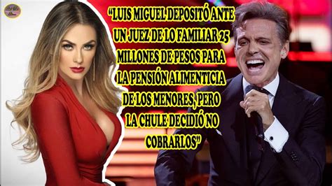 Luis Miguel Pide Nueva Fecha Para Comparecer Ante La Demanda De Aracely