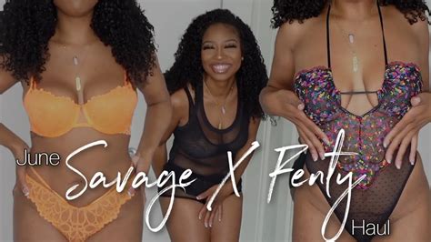 Everything Mesh Savage X Fenty June Try On Haul Jaelah Majette Tryonvideo