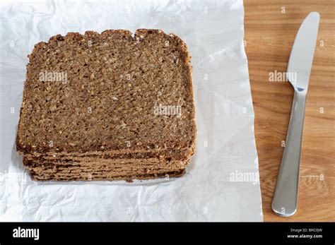 German Black Bread Schwarzbrot Made By Kretzer Stock Photo Alamy