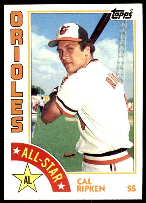 1984 Topps Cal Ripken JR 400 On Kronozio