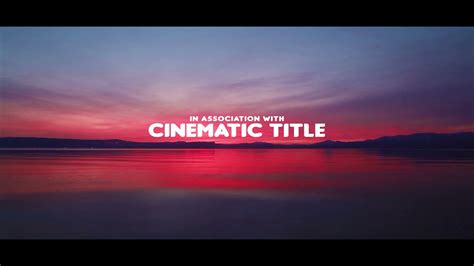 Cinematic Title Intro After Effects Promo Youtube