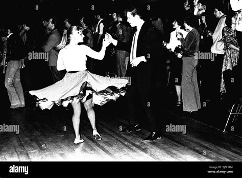 Rock And Roll Dancers Jiving On The Dance Floor At A Jerry Lee Lewis