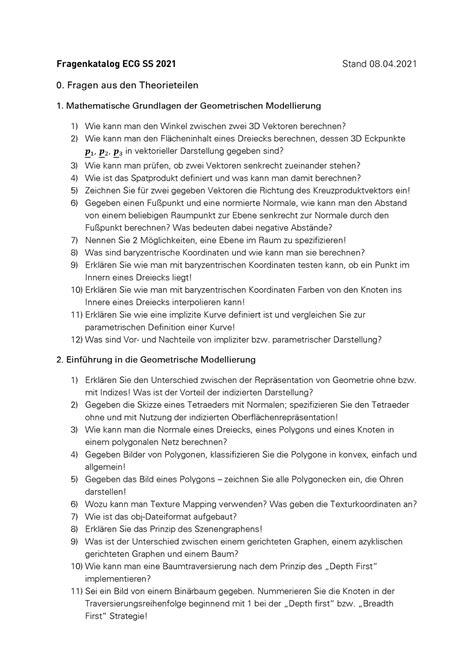 Ecg Ss Fragenkatalog Fragenkatalog Ecg Ss Stand