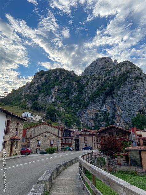 La Hermida Spain August The Pretty Village Of Hermida In