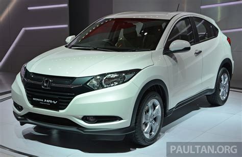 Iims 2014 Honda Hr V Makes Asean Debut 1 5 And 1 8 Cvt Spec Revealed