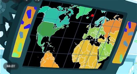 World Map According To Phineas And Ferb Episode Undercover Carl R