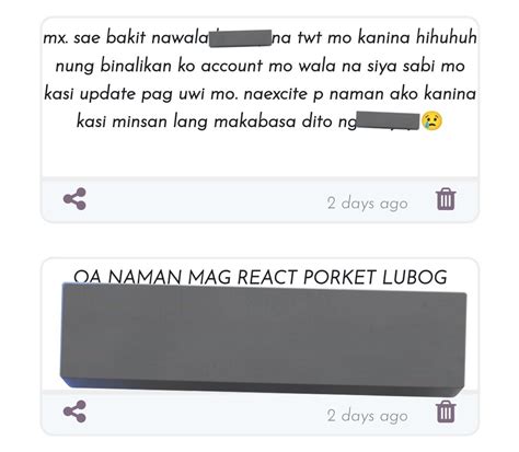 Sae On Twitter Yang Nasa Baba Ang Sagot Hehe Idk If Bago Pa Lang