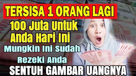 ANDA BERUNTUNG TEMUKAN VIDEO INI Putar 1x Saja Tiba² Uang Datang