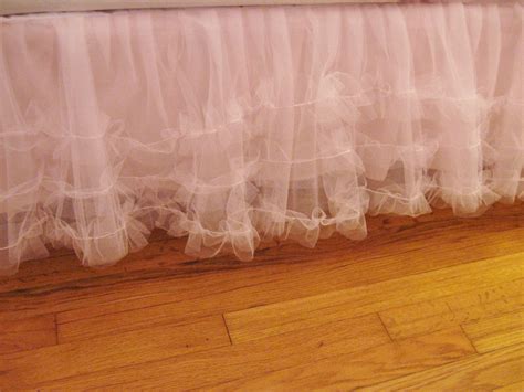 Crib Size Ruffles Row Tulle Bedskirt Choose Your Color