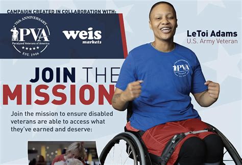 Making the Weis choice to round up for Paralyzed Veterans of America ...