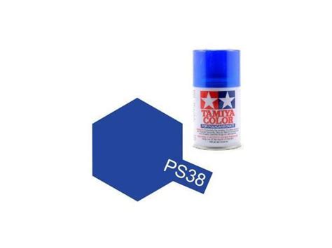 Tamiya Rc Car Spray Paint Ps 38 Translucent Blue 86038