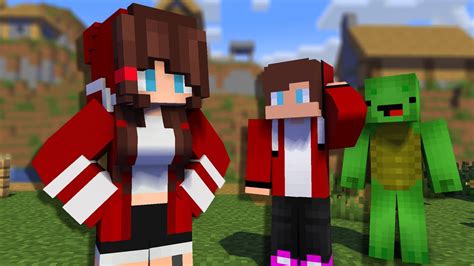 Maizen I Met Jj S Sister Minecraft Animation Jj Mikey Youtube