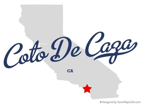 Map of Coto De Caza, CA, California