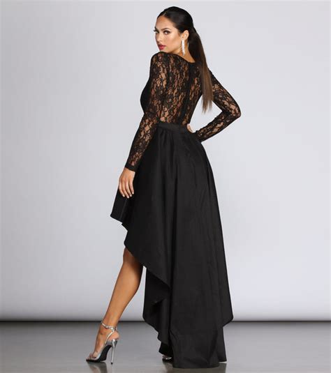 Tamia Lace Drama Dress And Windsor