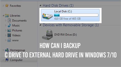 How To Backup Computer To External Hard Drive Windows