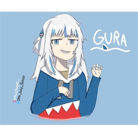 Gura Rawr By Ilazypaner01 On Deviantart