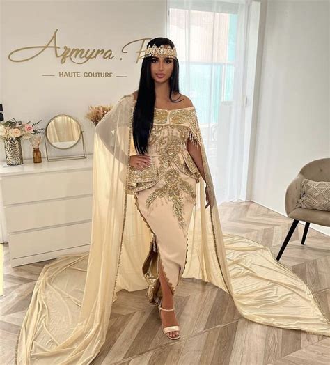 Algerian Karakou En Caftan Mariage Tenue Mariage Belle Robe