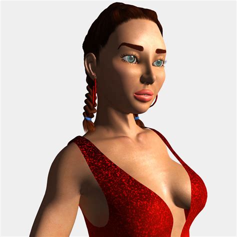 3d Model Alexa Rigged Character Vr Ar Low Poly Cgtrader