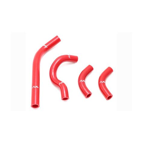 Kit Tubi Silicone Rossi Radiatore Honda CRF 250 Spedizioni Gratuite