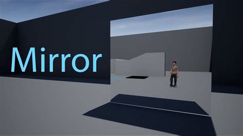 Unreal Engine 4 Simple Mirror Using Planar Reflections Youtube