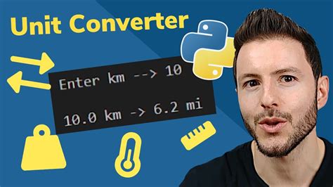 Unit Converter In Python Unit Conversion With Python Youtube