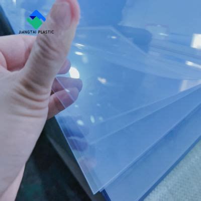 Jiangtai Plastic PVC Folding Boxes Super Clear Transparent Rigid PVC