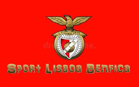 Club Benfica Portugal Du Football De Drapeau Photographie éditorial