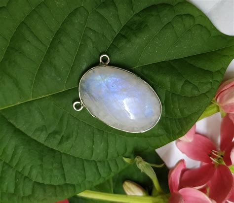 Rainbow Moonstone Connector Sterling Silver Charm Je Flickr