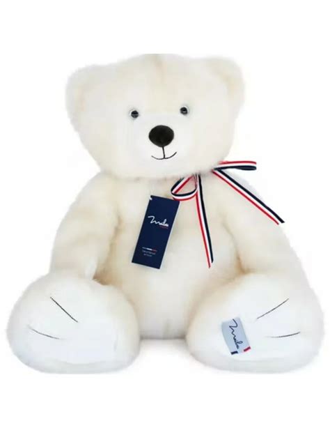 Peluche Ourson Mailou Tradition Blanc Poudr Cm