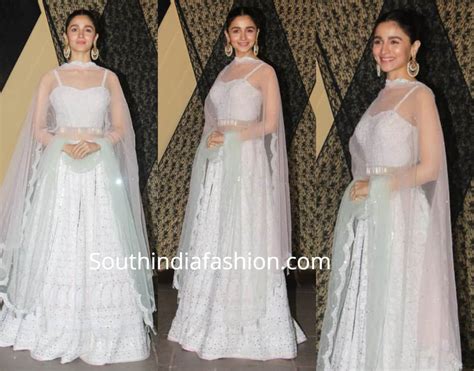 Alia Bhatt at her cousin Sakshi Bhatt's wedding reception – South India Fashion