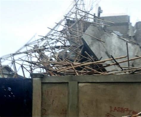 Five Storey Building Under Construction Collapses In Apapa