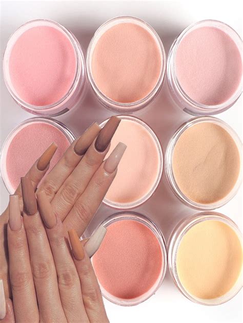 Bottles Set G Nude Acrylic Powder For Nail Extended Builder