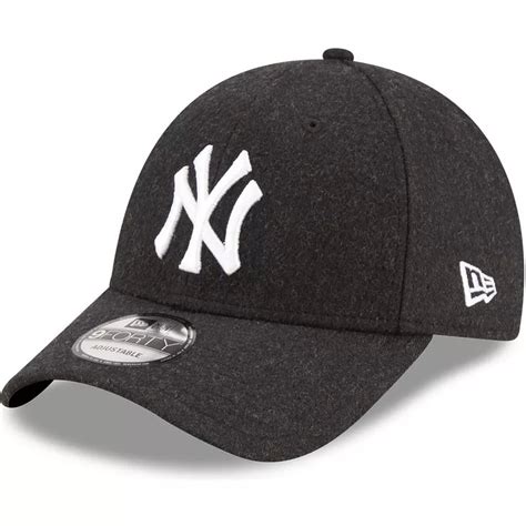 New Era Curved Brim Forty The League Melton Wool New York Yankees Mlb