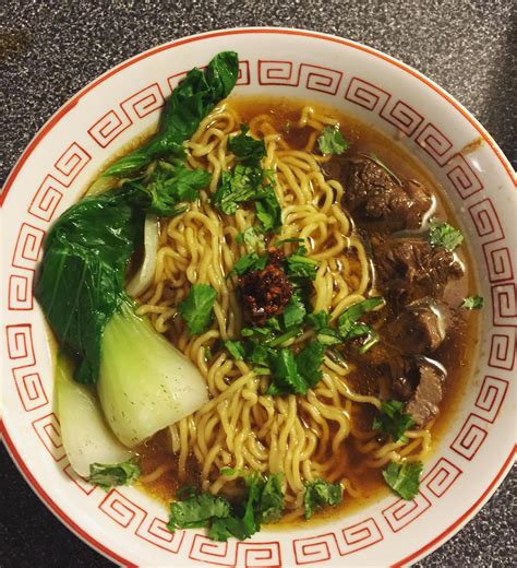 Homemade Taiwanese Beef Noodle Soup Rfood