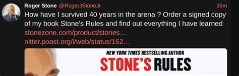 Nyx Erebus on Twitter: "RT @emptywheel: Apparently among Roger Stone's rules for surviving 40 ...