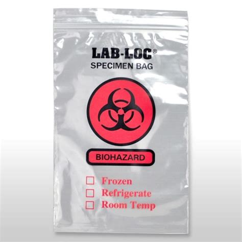 Buy X Biohazard Mil Wall Transfer Bag Universal Plastic