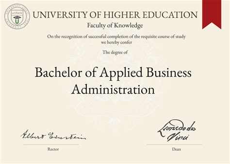 Bachelor Of Applied Business Administration Baba