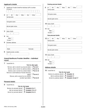 Fillable Online Humanservices Gov Application To Amend A Healthcare