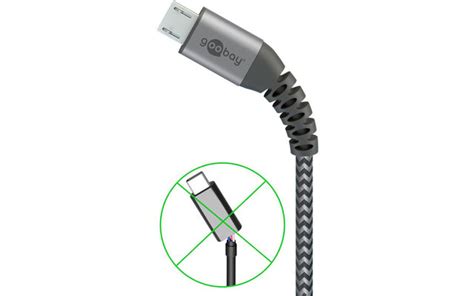 Goobay Dat Micro Usb Auf Usb A Textilkabel Fritz Berger Campingbedarf