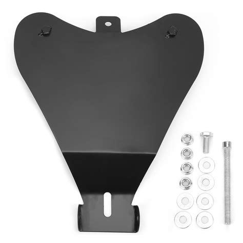 Motorcycle Solo Seat Spring Base Plate Bracket Steel With Screws