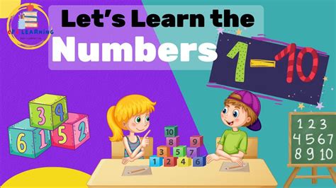 Lets Learn The Numbers 1 To 10 Youtube