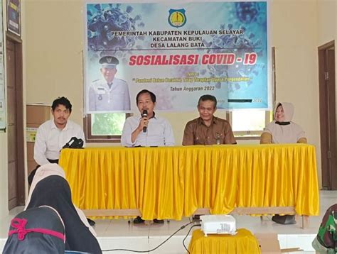 Jadi Pemateri Sosialisasi Di Desa Lalang Bata Ini Kata Kasat Intelkam