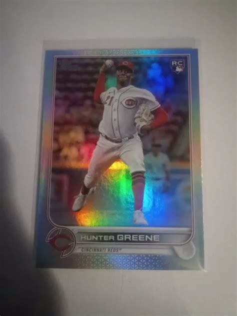 Mise Jour Topps Hunter Greene Feuille Arc En Ciel Recrue Rc