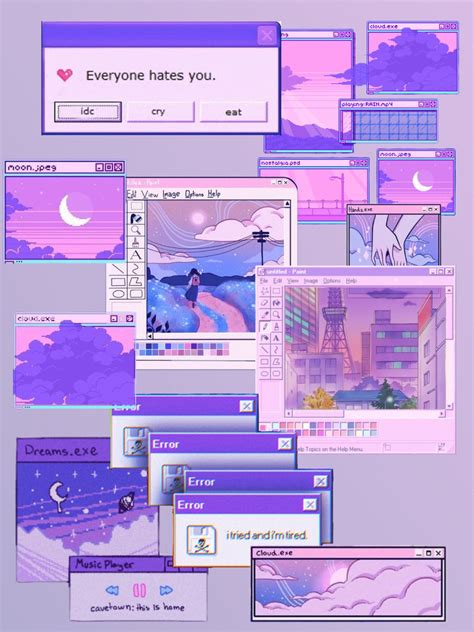 A more simple Purple Aesthetic | Purple aesthetic, Vaporwave wallpaper ...