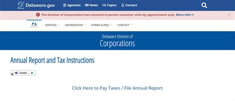 Delaware Llc Annual Report File An Llc Annual Report In Delaware