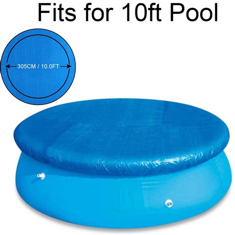 Lovebay 6 8 10 12 Foot Round Easy Set Pool Cover Sun Protection