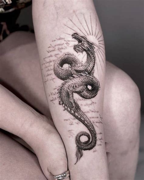 Serpent Dragon Tattoos