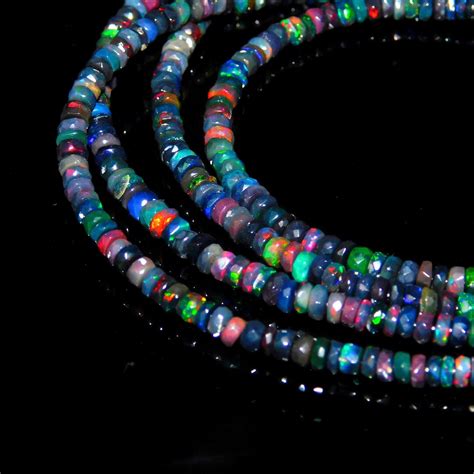 Black Opal Bead Ethiopia Opal Bead Welo Fire Ethiopian Excellent