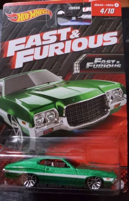 Hot Wheels Fast And Furious Ford Gran Torino Sport In Hand Vhtf New