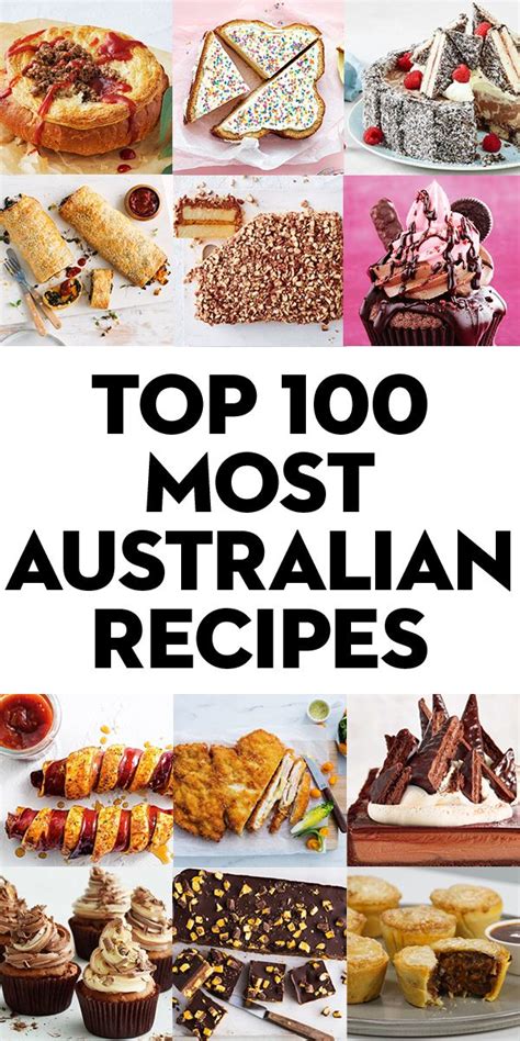 Top 100 most Australian recipes ever | Australian food, Traditional ...